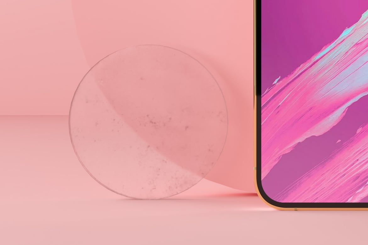 图片[3]-iPhone 12 Pink Scene Mockup（249084）-技能树